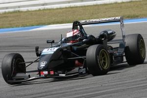 Jay Bridger in the Cooper Tires British formula 3 International Series